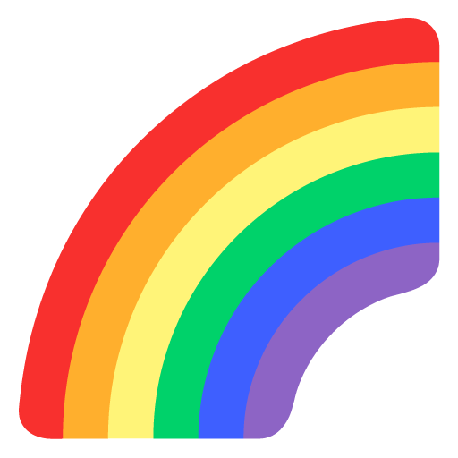 Rainbow emoji